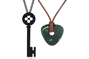 Coraline Key & Seeing Stone Necklace Set: A Mystical Adventure