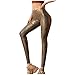 Produktbild QTJY Nahtlose Leggings mit Stretch-Schlangenmuster und Pailletten, Push-up-Übungen im Fitnessstudio für Damen Sport-Hüftlift-Leggings C XL