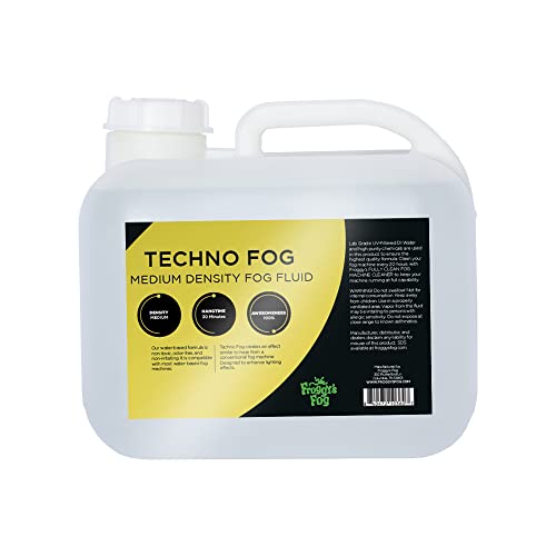 Techno Fog DJ party fog juice 2.5 gal (premium quality) froggy's fog
