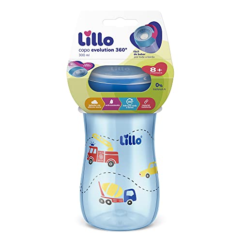Lillo Copo 360º Evolution 300ml, Azul