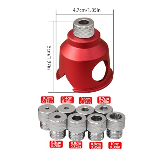 Guide de perceuse à trous droits en acier inoxydable pour gabarit de perçage - 6