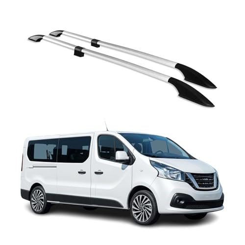 Barres De Toit Aluminium Pour Nissan NV300 Long L2 (2016+) - Charge Max 75 Kg - Pour Coffre, Porte-vélos...