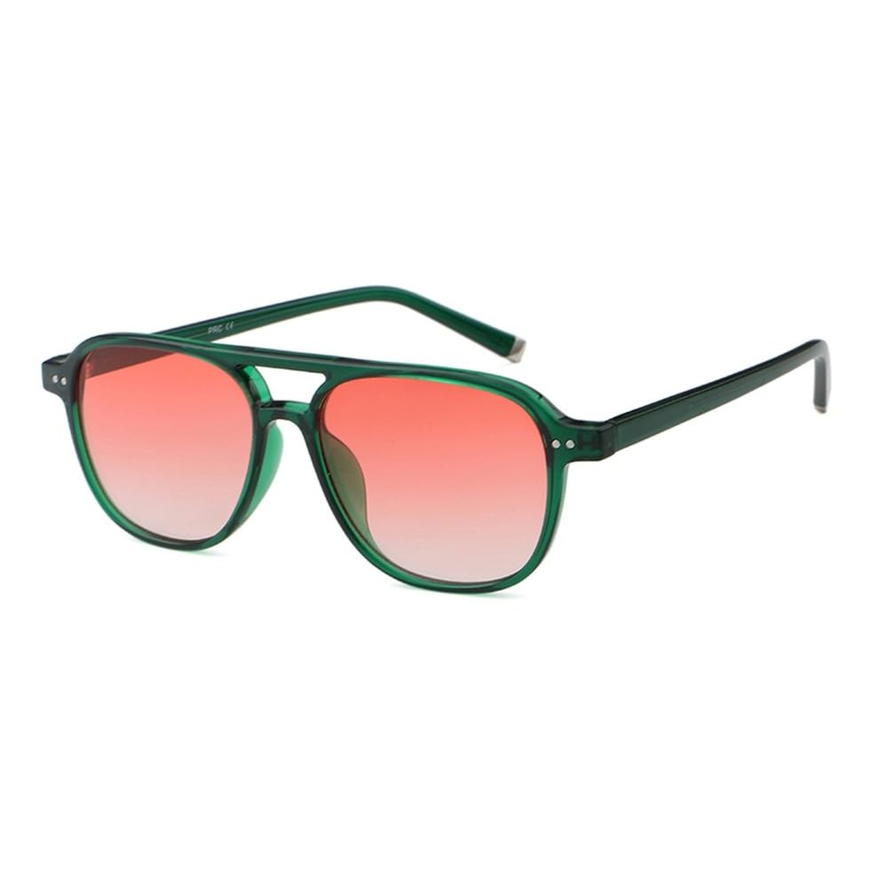 kwadratowe okulary przeciwsłoneczne dla mężczyzn brązowe zielone unisex retro okulary przeciwsłoneczne dla kobiet uv400 octan akcesoria damskie