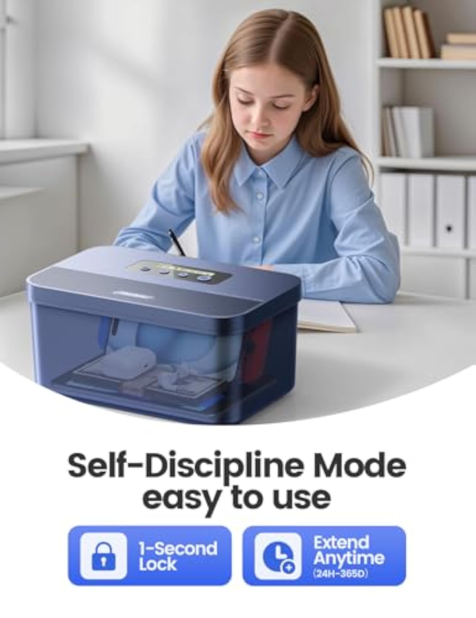 Timed Lock Box for Focus & Self-Control