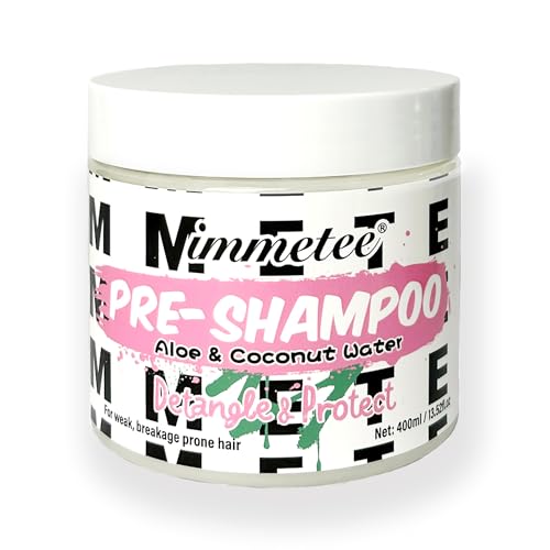 immetee Aloe & Coconut Water Pre-Shampoo – nawilżający preparat przed myciem, ułatwia rozczesywanie i odżywia włosy, może być stosowany również po stylizacji, 400 ml