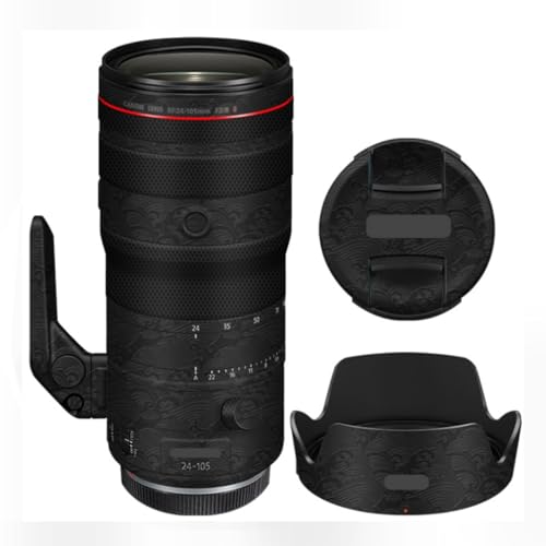 Canon RF 24-105 mm F2.8 film de protection vinyle vague noir idéal pour la photo de paysage