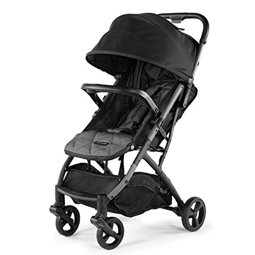 Summer 3Dpac CS Compact Fold Stroller, Black – Compact Car Seat Adaptable Baby Stroller – Lightweight Stroller with Convenient One-Hand Fold, Reclining Seat and Extra-Large Canopy