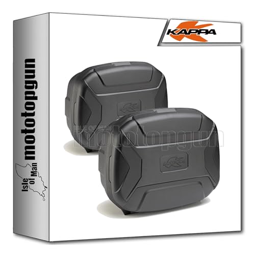 Valises Kappa KVC35N K-Vector Noir Monokey pour Partir en Road-Trip Moto