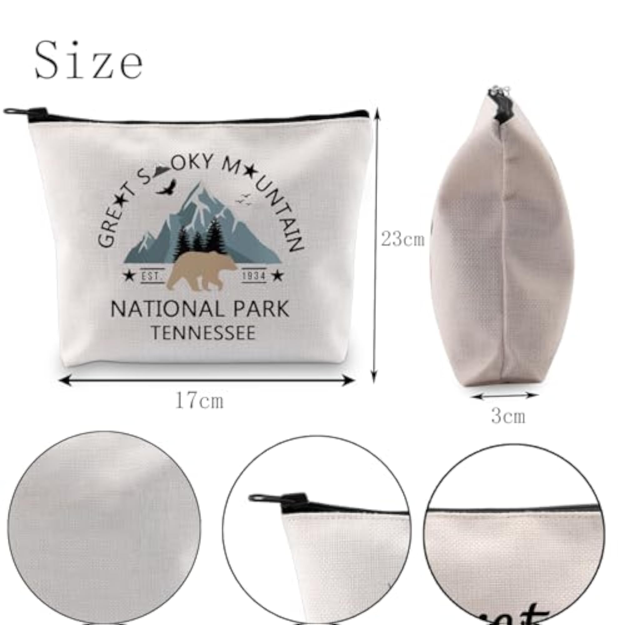 Retro National Park Gift Cosmetic Bag