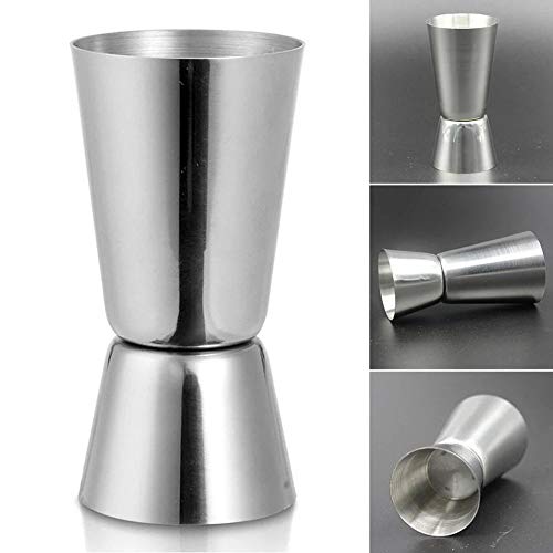 Dosador Duplo De Drink Shot De Aço Inoxidável 1un