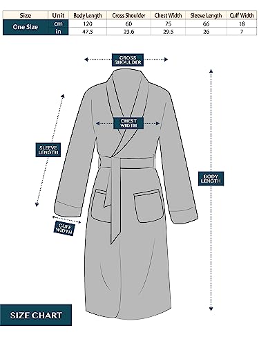 Pavilia Mens Robe, Hooded Soft Robe For Men, Warm Bathrobe With Hood For Bath Shower Spa With Shawl Collar, Pockets, Satin Trim, Plush Fleece - Light Gray #TOP5