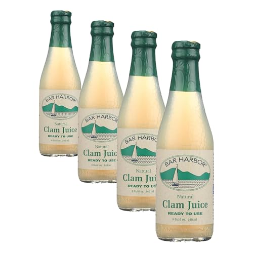Bar Harbor Clam Juice, 8 Fl Oz (Pack of 4)