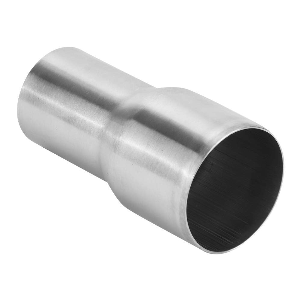 Auspuffrohradapter, Autoauspuffspitze, Universal-Edelstahl-Auspuffrohrverbinder, Rohradapter, Reduzierstück, Modifiziertes Teil(51-63MM)