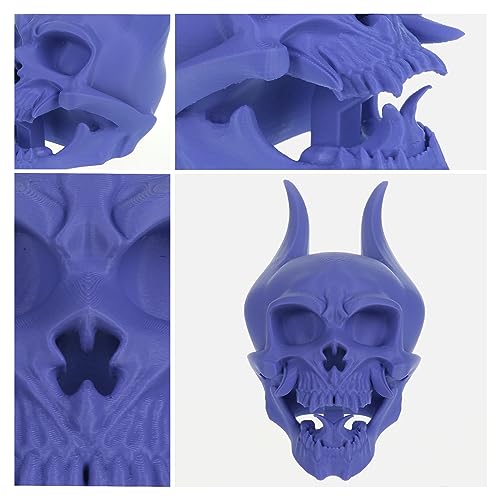 Image of 3DHoJor PLA Filament 1.75mm,3D Printer Filament,1kg Cardboard Spool (2.2lbs),Dimensional Accuracy + /- 0.03 mm,Vacuum Packaging Odor Free Clog Free Fit Most 3D FDM Printer,Periwinkle Blue
