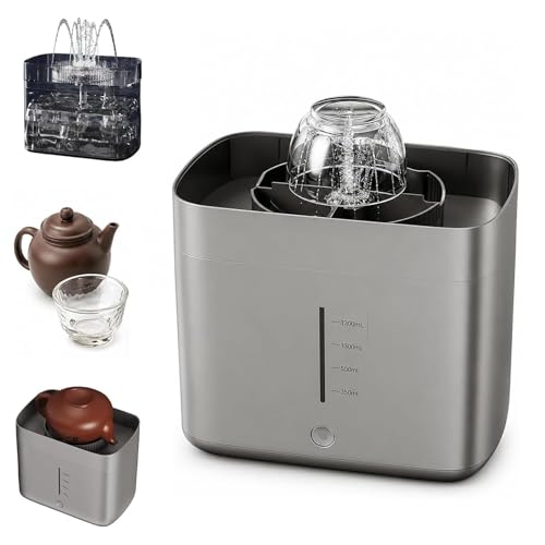 Rinceuse de verre électrique avec réservoir 1,8 L pour tasses de 3 à 10 cm