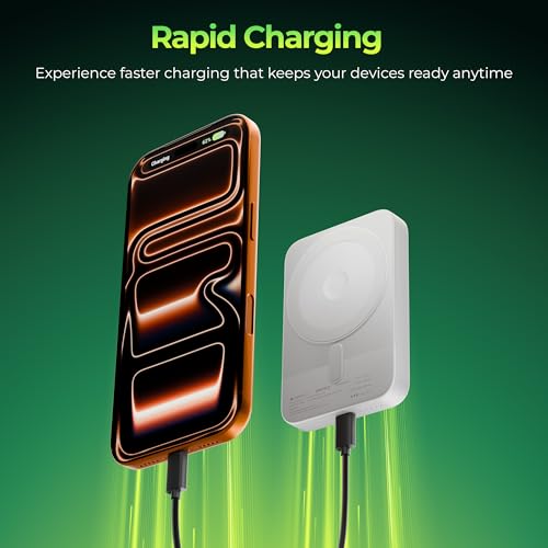 Zebronics 10000mAh MagSecure Powerbank, White - Image 5