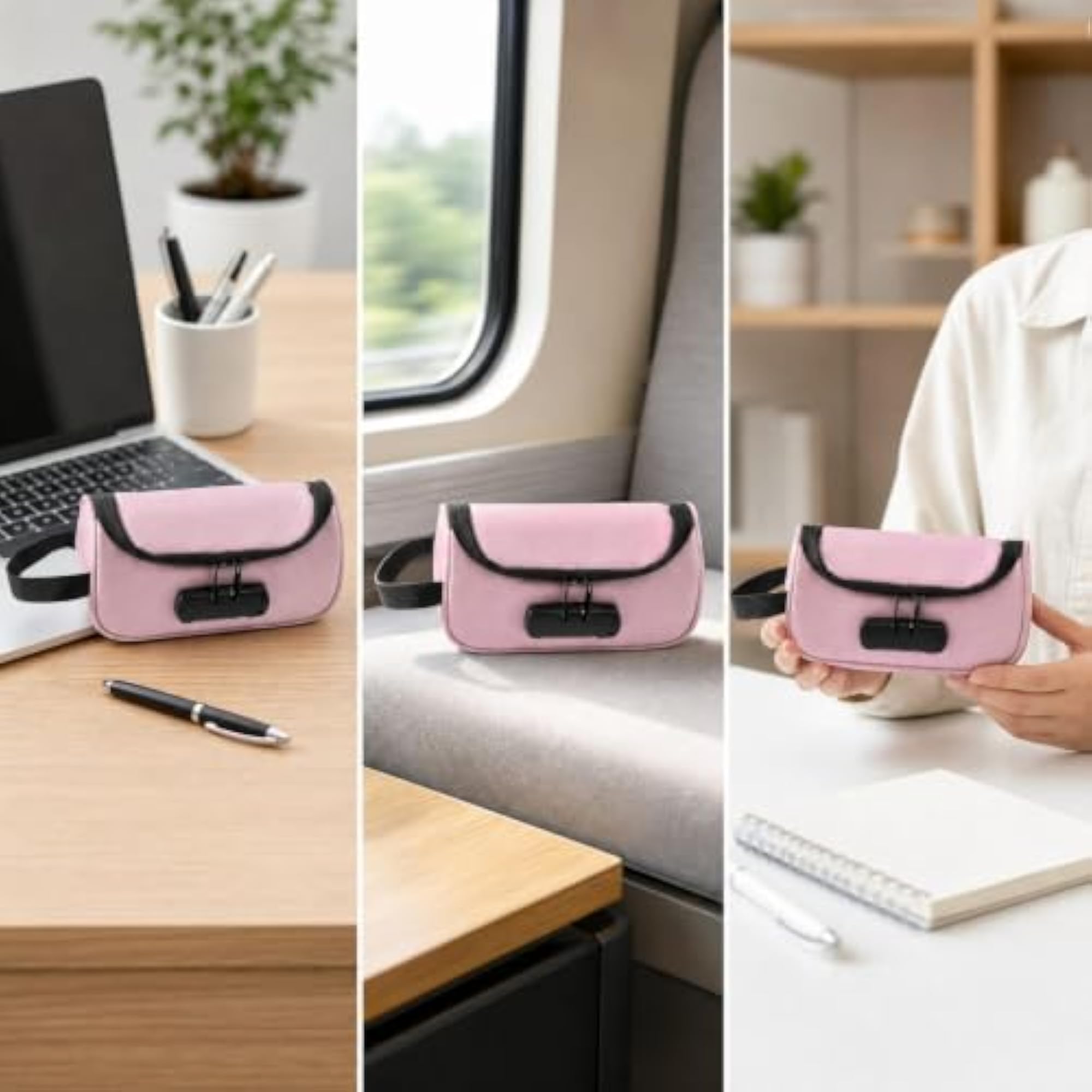 Organized Combination Lock Storage Bag