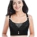 Produktbild QiFei Damen Spitze Sport BH Ohne Bügel Push Up Polsterung Yoga Bra Top Set Für Fitness Underwear Sport BH Spitze Büstenhalter Stoßfester Laufsport-BHAtmungsaktiver Bequem für Yoga Fitness-Training