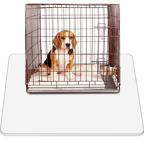 Cinnvoice Under Dog Crate Mat PVC Under Cage Mat Pet Floor