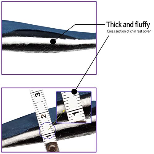 Premium Chinrest Cover For Violin 4/4 3/4 Lesson Center Model Guarneri Model Chin Rest Pad Pure Cotton Perfect For Beginners And Professionals Accessories #TOP5