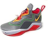 Nike Lebron Soldier XIV 14 - Tenis de baloncesto para hombre, Gris ahumado claro y naranja Pulse, 10