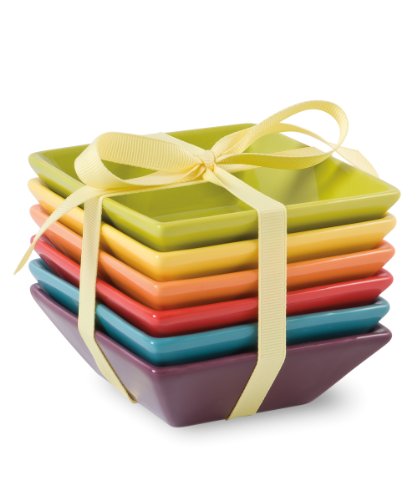 Color Collection, Tasting Dishes, Multi-Color, Set of 6