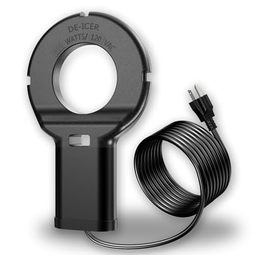 WCOUST Utility De-Icer 500 Watt Submergible Cast Aluminum Chicken Water Heater Livestock Tank Heater