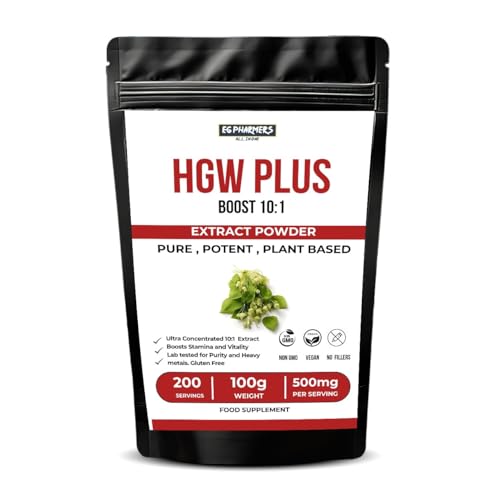 HornGoatPlus Extract 10:1 Powder Herbal Ext Powder 100g | Fast Absorption | Vegan Lab Tested Non-GMO | 200 Servings No Fillers