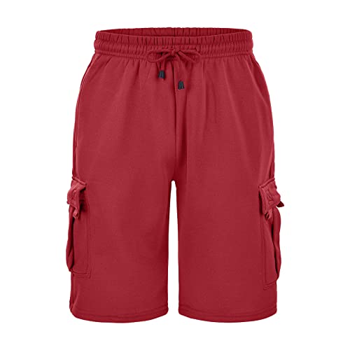 Mens Shorts Casual Stylish Cargo Shorts For Men Relaxed Fit Athletic Workout Shorts Classic Gym Shorts With Pockets #TOP1