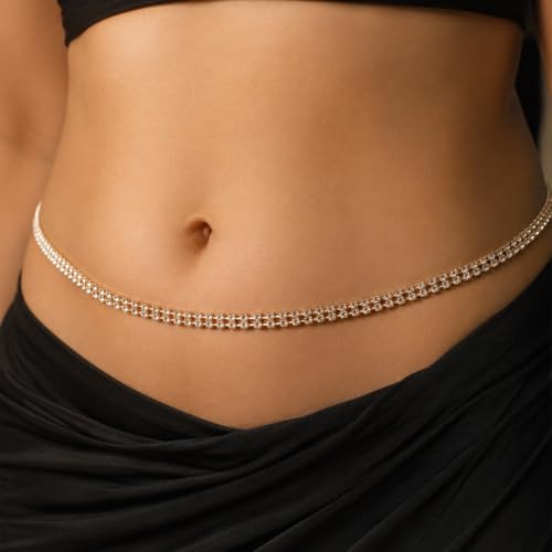 Image of Vama Fashions kamarbandh western hip waist Belly chain ottiyanam aranjanam for lehanga kamarpatta for women