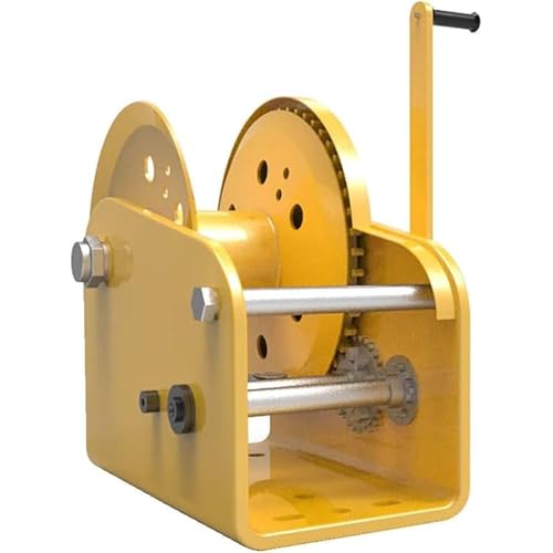 Treuil de remorque manuel câble 30,2m levage robuste 1200 kg - 2