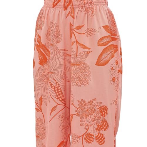 Image of BIBA Women Viscose Rayon Straight Printed Suit Set