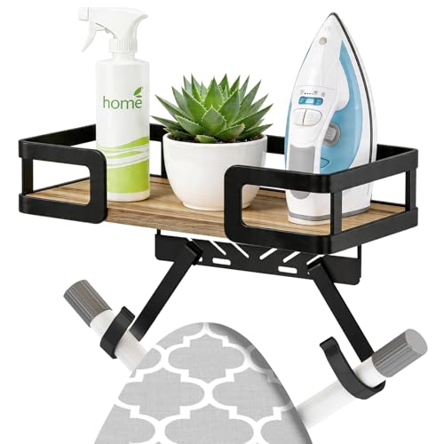 Ironing Board Holder Wall Mount (Black)