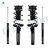 PM Auto Set of 4 Front Quick Complete Strut-Coil Spring Assembly-Rear Shock Absorber Replacement For 2019-2024 Volkswagen Jetta