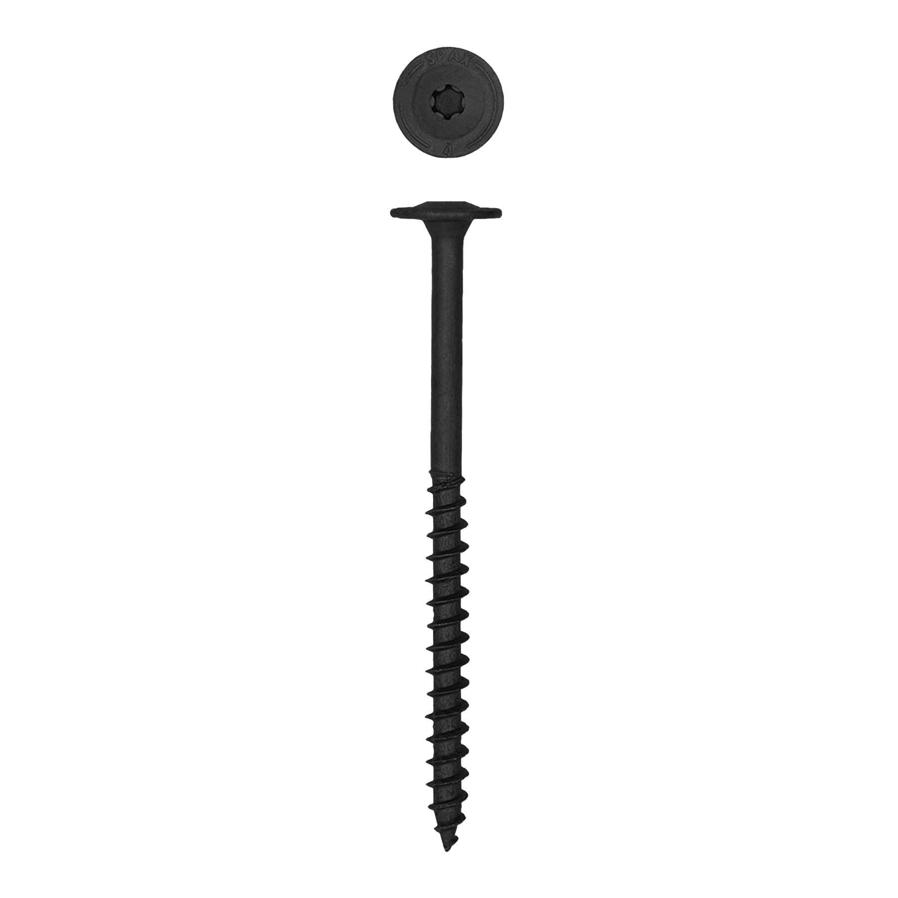 Spax 4581820701005 1/4 x 4" T-Star Drive Washer Head HCR (Exterior) PowerLag Screw (50 Pieces per Box)