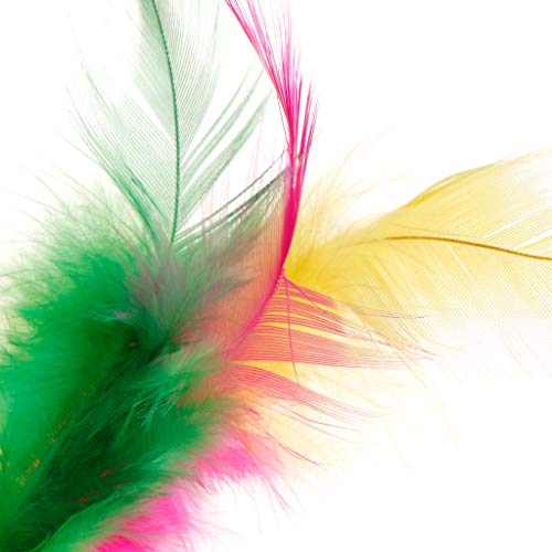 yhdcc44 Cat Golf Ball Feather Colorful Toys, Squeaky Chew Play Intelligent Interactive Funny Pet Dog Puppy Kitten Supplies - Image 4