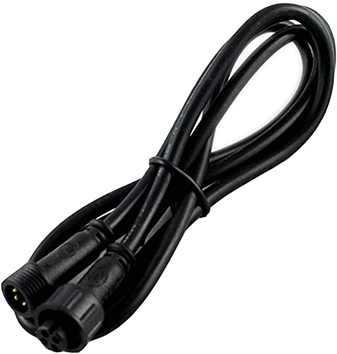 CHNXU 1m 4Pin Extension Cable Wire with Male and Female Connectors at Both Ends for RGB Multi-Color LED Deck Light…