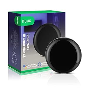 Nous L5 Tuya Smart Hub, Google Home, Smart Home Geräte, Alexa kompatible Geräte, WLAN Fernbedienung, Smart Life Geräte, Remote Control, Smart Hub, Alexa Infrarot Sender, SmartThings Hub, 2.4 GHz WiFi