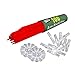 Produktbild KNIXS 100x Arm-Knicklichter in rot inkl. 100 x 3D-Verbinder und je 2 x Ballverbinder und 7-Lochverbinder für Party, Festival, Geburtstag oder als Dekoration, geprüfte Markenqualität