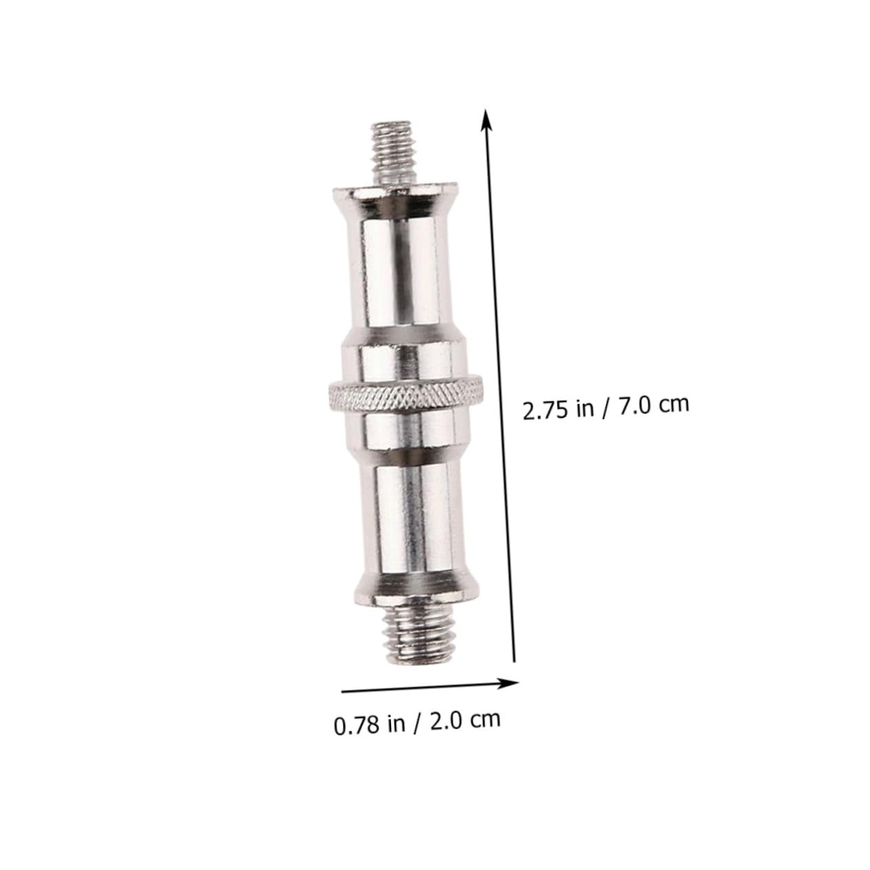 GAROZATION 4pcs 1/4 to 3/8 Threaded Screw Adapter for Strobe Light Stand Accessory