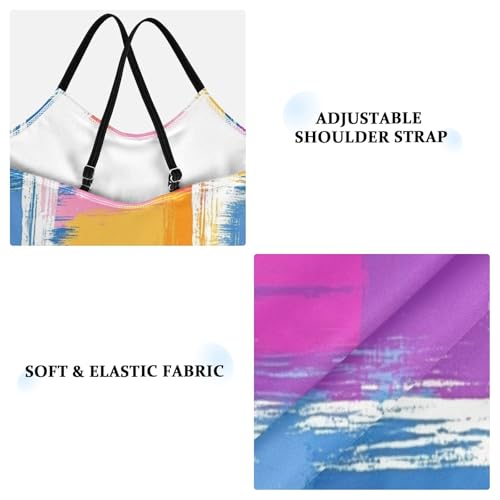 Pigsaly Girls One Piece Swimsuits Pink Purple Tartan Kids Cross Back Swimwear Toddler Beach Sport Bathing Suit 3T3