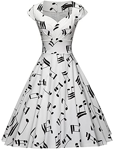 GownTown Womens Dresses Party Dresses 1950s Vintage Dresses Swing Stretchy Dresses