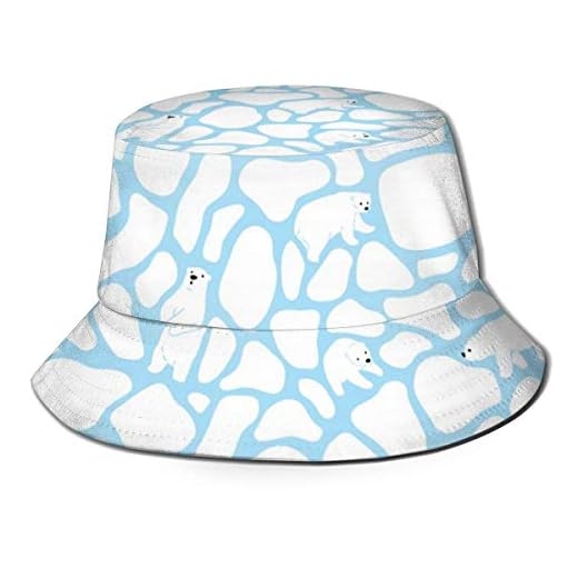 JL85hao Isbjörn ko hud platt topp andningsbar hink hattar unisex får skiss hatt sommar fiskarhatt svart