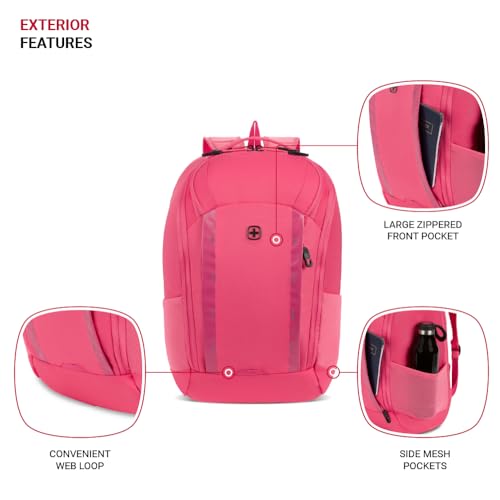 Image of SwissGear 8119 Laptop Backpack, Fits up to 17-Inch Laptop, Pink