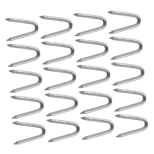 TOYANDONA 1bolsa Grapas para Malla De Alambre De Alta Resistencia Grapas Forma para Postes De Sujetadores De Alambre para o Gallineros