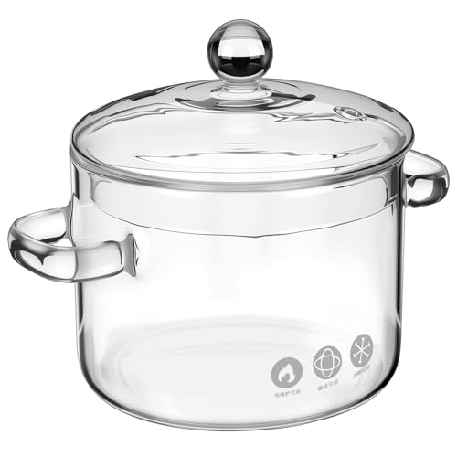 Cuisson sur plaque avec ces cocottes en verre borosilicate 1350 Ml - 2