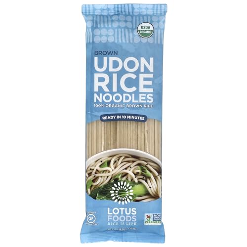 LOTUS FOODS Organic Brown Udon Rice Noodles, 8 OZ
