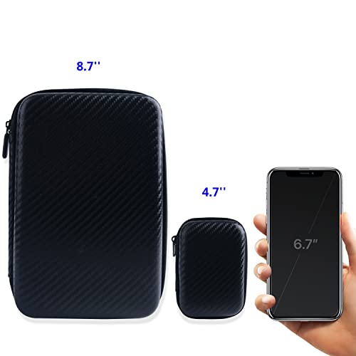 Wolfteeth-Vape-Case-Smell-Proof-Case-Vape-Holder-Vapor-Carrying-Case-Vape-Pen-Case-Vape-Pen-Holder-Vape-Pouch-Vape-Bag-Vape-Travel-Case-E-cig-Carrying-Case-Black-Empty-Case-Only-1309