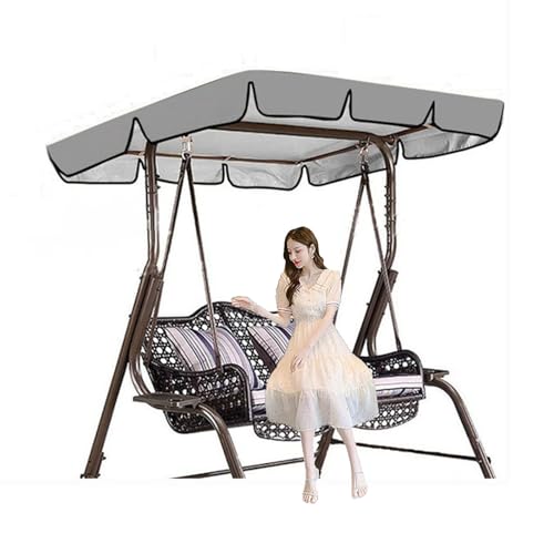 Tela Oxford Recubierta De Plata 600D Toldo Balancin De Jardin Resistente ai Viento Y ai Desgarro Liquidación De Columpios para Porche Al Aire Libre