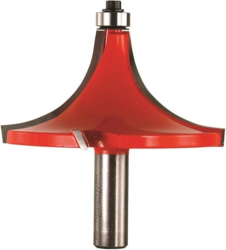 Broca para redondeo en rebajadora 34-100 de Freud, 1/16 pulgada de radios y vástago de 1/4 pulgada